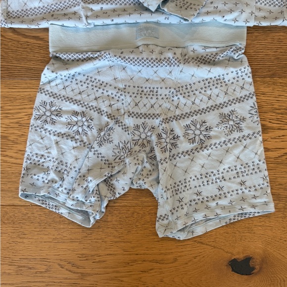 SKIMS Boyfriend Long Sleeve T-shirt and Boxer Set - Picture 3 of 4